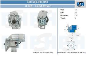 Psh 450509093 - ARR.12V 9D 2,2KW L.ROVER 2.5TD