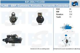  641004113 - ARR.24V 11D 9,0KW 50MT CATERPILLA (WILSON)