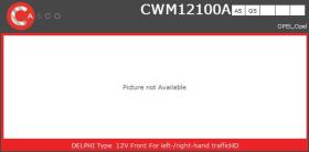 Casco CWM12100AS - MOTOR LIMP.12V CORSA C/COMBO/TIGRA