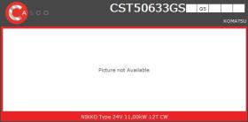 Casco CST50633GS - ARR.24V 12D 11.0KW/KOMATSU