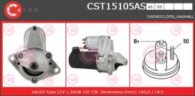 Casco CST15105AS - ARR.12V 9/10D 1,3KW DAEWOO/OPEL