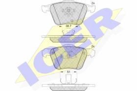 Icer 181655 - J.PAST.DEL.SKODA/VOLVO