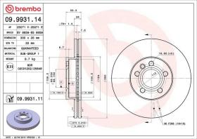 Brembo 09993114 - DISCO FRENO