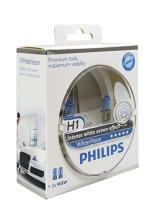 Philips 12258WHVSM - KIT 2 LAMP.H1 12/55 WHITE VISION (=12258WVUSM)