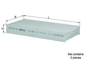 Mahle LA122S - FILTROS DE HABITACULO