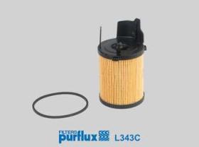 Purflux L343C - FILTRO ACEITE CITR/FORD/PEUG.1.6HDI JUNTA NEGRA C/SOLAPA