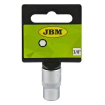 Jbm 10249 - VASO CORTO  HEX 3/8" DE 19MM