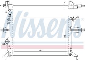 Nissens 630051 - RADIADOR CHEVROLET/OPEL(05-)1.8 I 16V(+