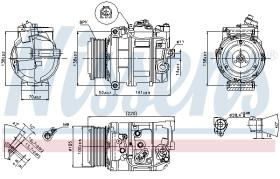 Nissens 89412 - COMPR.12V MERC.GL-CLASS W164(06-)GL