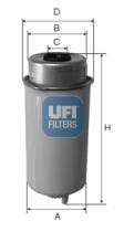 Ufi 2446400 - FILTRO COMBUSTIBLE LAND ROVER