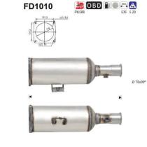 As FD1010 - FILTRO DPF FIAT ULYSSE 2.0TD 128CV