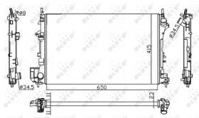 Nrf 58203A - RADIADOR AGUA VECTRA/SIGNUM 03->