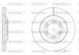 Woking D6151010 - DISCO DEL.300MM FORD (VENT)