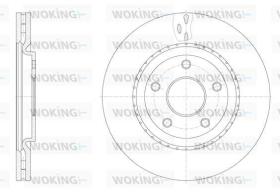 Woking D6151510 - DISCO DEL.330MM FIAT/CHRYSLER (VENT)