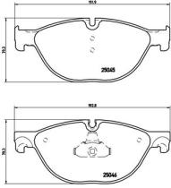 Brembo P06076 - J.PAST.DEL.BMW 5