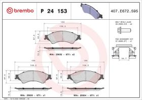 Brembo P24153 - J.PAST.DEL.FORD/MAZDA