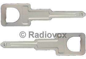 Radiovox 163552 - 2LLAVE-EXTR.RADIO CLARION