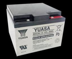 Yuasa REC2612 - BATERIA 12/26A 166,5X175X125 CICLICA GOLF/S.RUEDAS