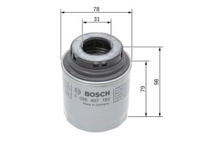 Bosch F026407183 - FILTRO ACEITE AUDI/SEAT/SKODA/VW
