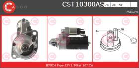 Casco CST10300AS - ARR.12V 10D AUDI/VW (BOS)