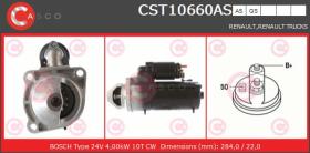 Casco CST10660AS - ARR.24V 10D 4,0KW MAN/RVI  (BOS)