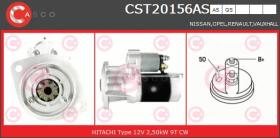 Casco CST20156AS - ARR.12V 9D 2.5KW/MASCOTT (SOP.\\)