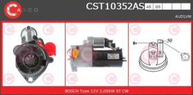 Casco CST10352AS - ARR.12V 9D 2,0KW AUDI/SEAT/SKODA/VW