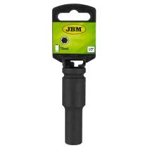 Jbm 12062 - VASO DE IMPACTO LARGO HEX DE 1/2" 12MM