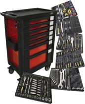 Toolrack 52764 - CARRO HERRAM.7 CAJONES C/DOTAC.(ROJO)