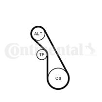 Continental 5PK940K1 - KIT CORREA+ROD.ASTRA G/H