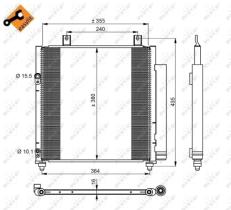 Nrf 350221 - CONDEN.MITSUB.SPACE STAR 1.0 12-