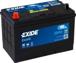 EXIDE EB955 - BATERIA 12V 95AH 720A +I 306X173X22