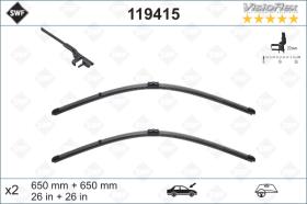 Valeo 119415 - J.2 ESCOB.650MM VISIOFLEX XSARA PICASSO