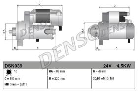 Denso DSN939 - ARR.24V 10D 4.5KW IVECO
