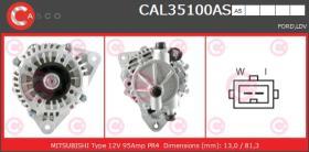 Casco CAL35100AS - ALT.12/95A TRANSIT C/DEPR. 97->
