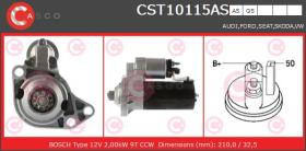 Casco CST10115AS - ARR.12V 9D SEAT/VW 1.9D/TDI