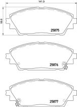 Brembo P49050 - J.PAST.DEL.MAZDA