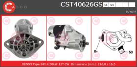 Casco CST40626GS - ARR.24V 12D 4,5KW.TOYOTA (DENSO OR)