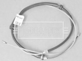 Borg & Beck BKB3462 - CABLE DE FRENO RENAULT KANGOO II SWB 08- IZQ + DCH