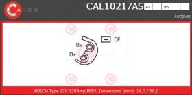 Casco CAL10217AS - ALT.12/120A PV5 PASSAT 1.9 TDI