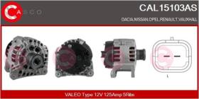 Casco CAL15103AS - ALT.12/120A PV5 REN.  (4021)