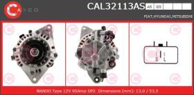Casco CAL32113AS - ALT.12/90A 2A C/DEPR.HYUNDAI 2.5TD/TCI