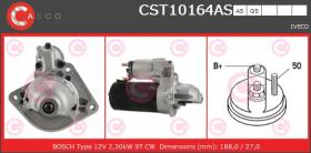 Casco CST10164AS - ARR.12V 9D 2,3KW DAILY III