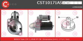 Casco CST10171AS - ARR.12V 9D 1,1KW LOMBARDINI
