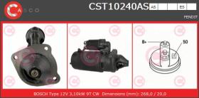 Casco CST10240AS - ARR.12V 9D 3.1 KW 35MM  DITTER/REN/LOMB