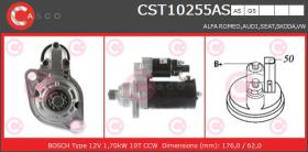 Casco CST10255AS - ARR.12V 10/11D 1,7KW AUDI/SEAT/SKODA/VW