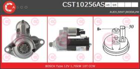 Casco CST10256AS - ARR.12V 10D 1,7KW AUDI/SEAT/SKODA/VW