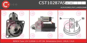 Casco CST10287AS - ARR.12V 9D 1,4KW FIAT/IVECO