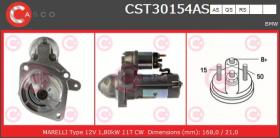 Casco CST30154AS - ARR.12V 11D  1,8KW BMW 320D/TD