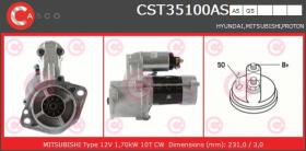 Casco CST35100AS - ARR.12V 10D PAJERO 2,5TD (M2T56182)